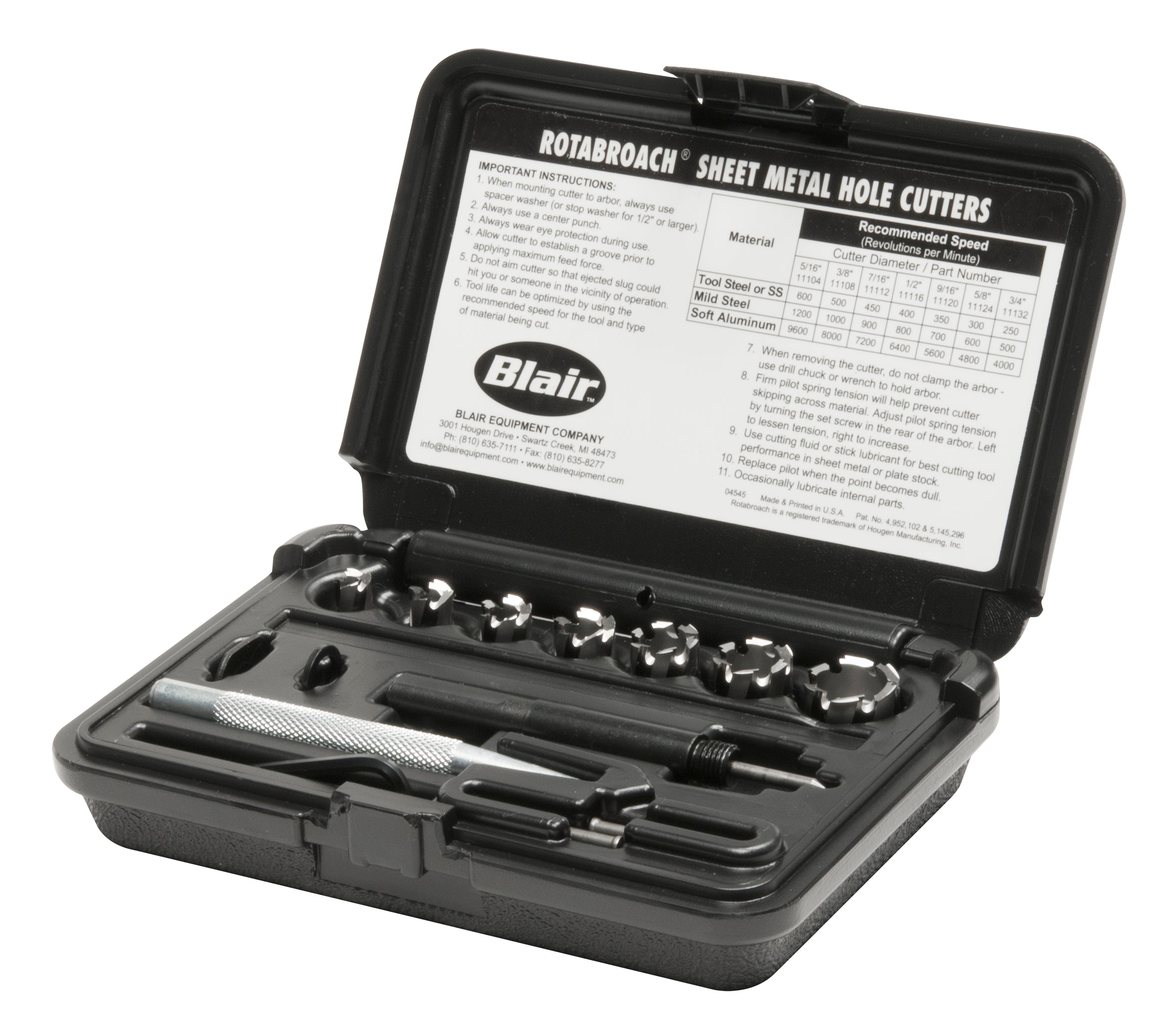 Rotabroach Hole Cutters | Blair Equipment Company