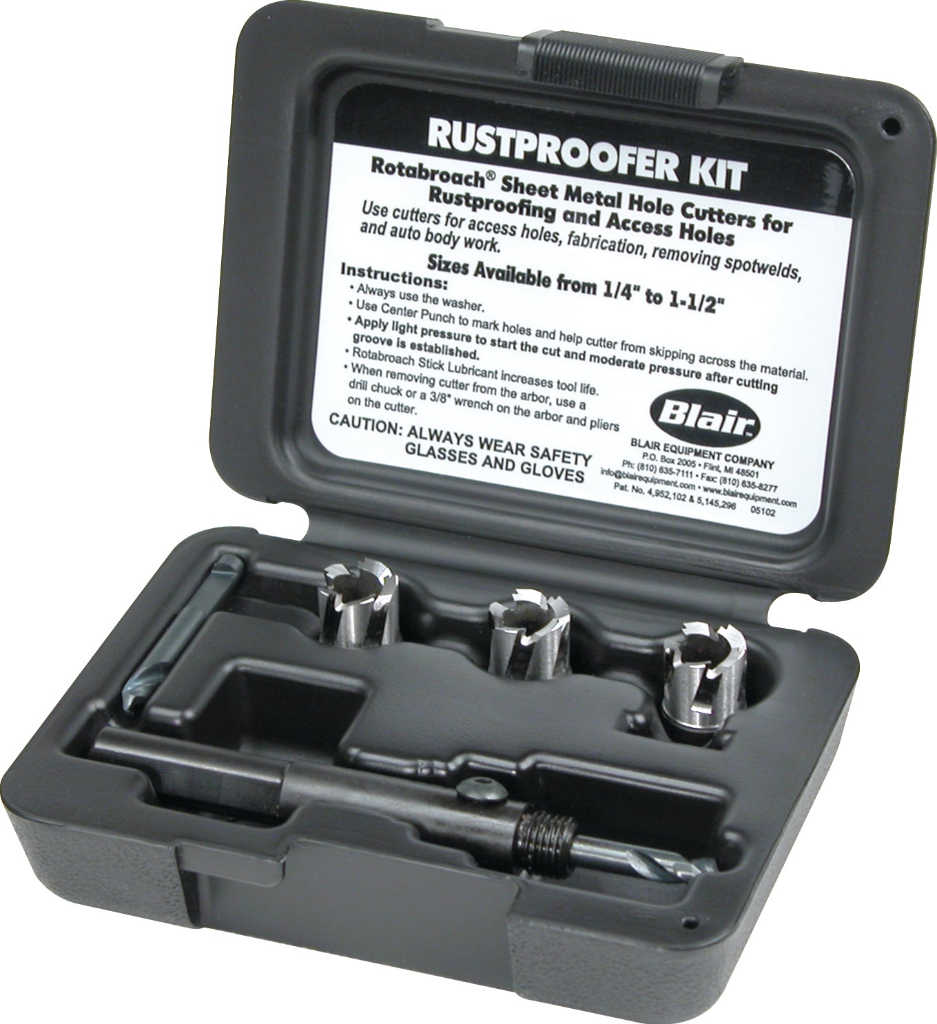 Rustproofer Kit with skip-proof pilot