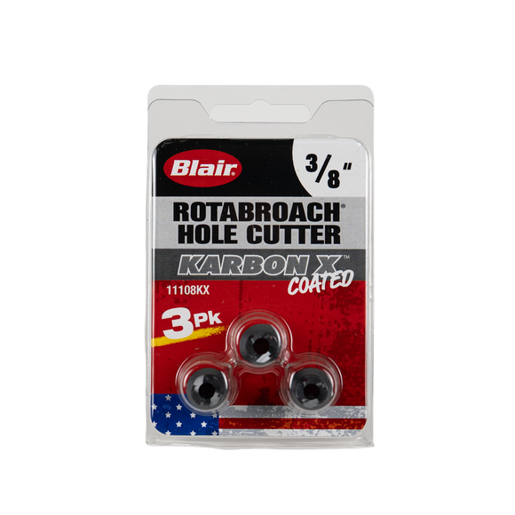 3/8" Karbon X Rotabroach Cutters - 3PK (11108KX)
