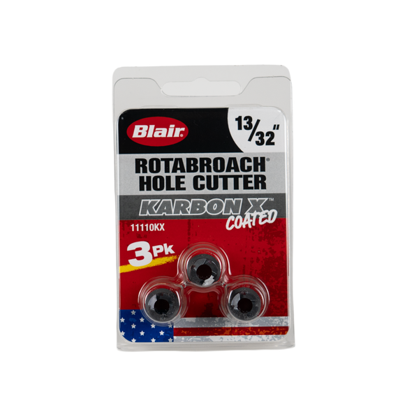 13/32" Karbon X Rotabroach Cutters - 3PK (11110KX)