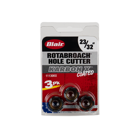 23/32" Karbon X Rotabroach Cutters - 3PK (11130KX)