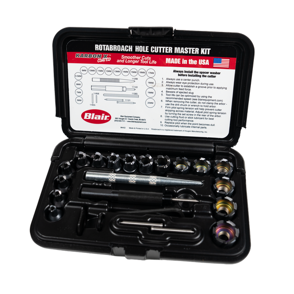 Karbon X Rotabroach Cutter Metric Master Kit (11201KX)