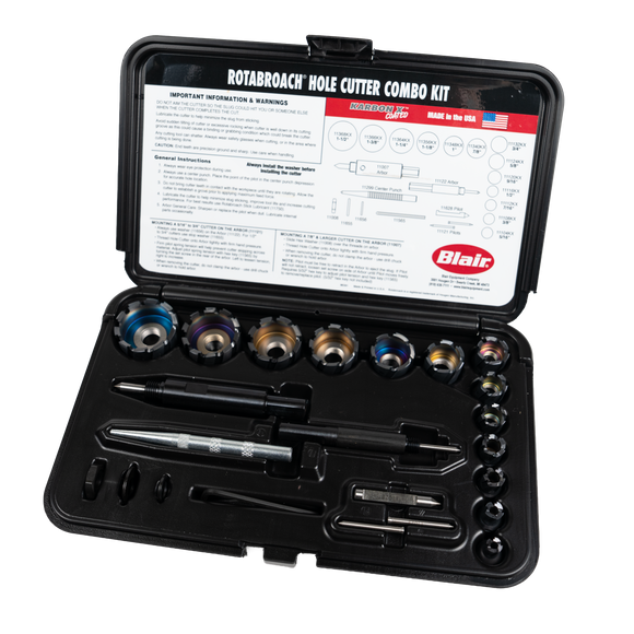 Karbon X Rotabroach Fractional Combo Cutter Kit (11320KX)