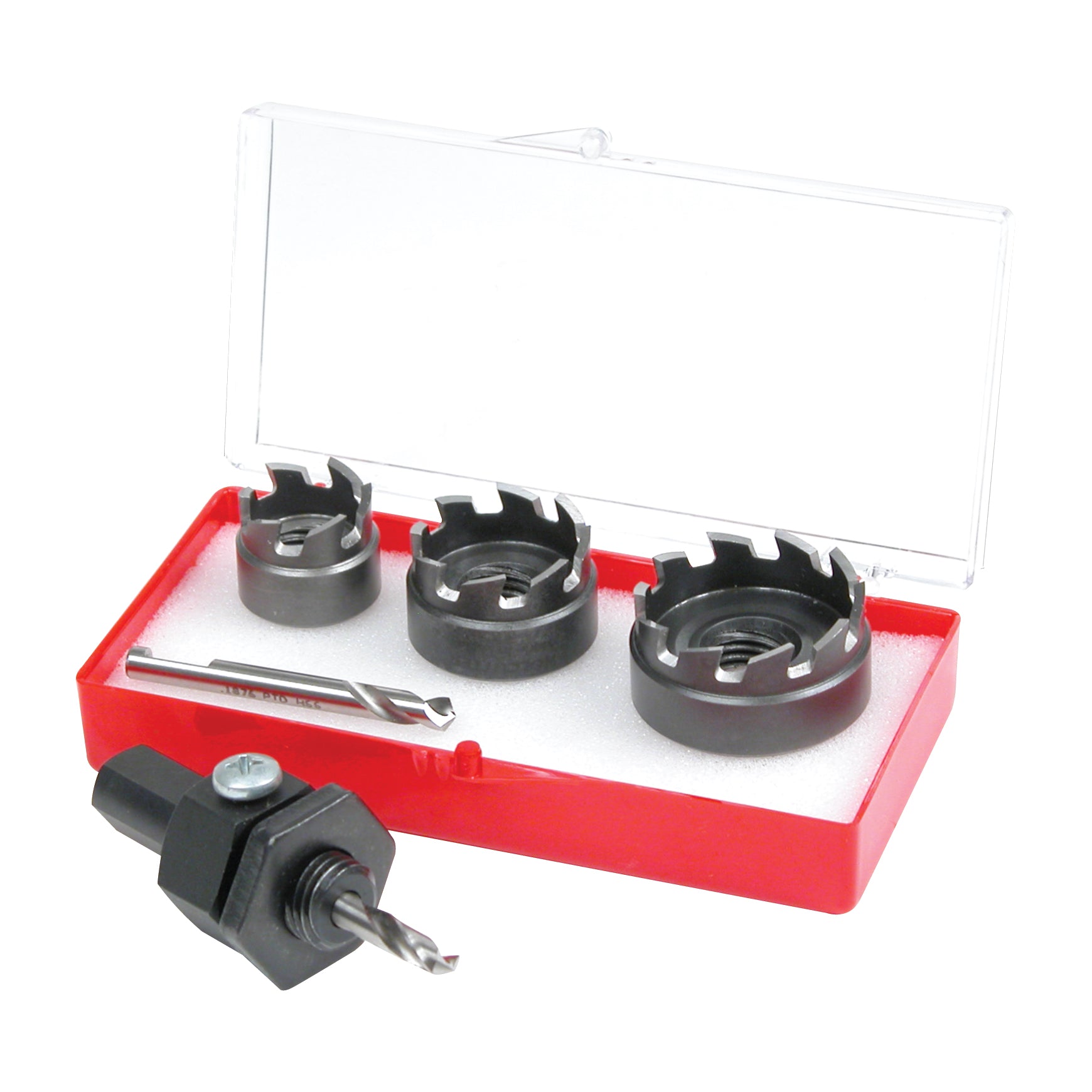 Holcutter Cutter Kit with three cutters and arbor