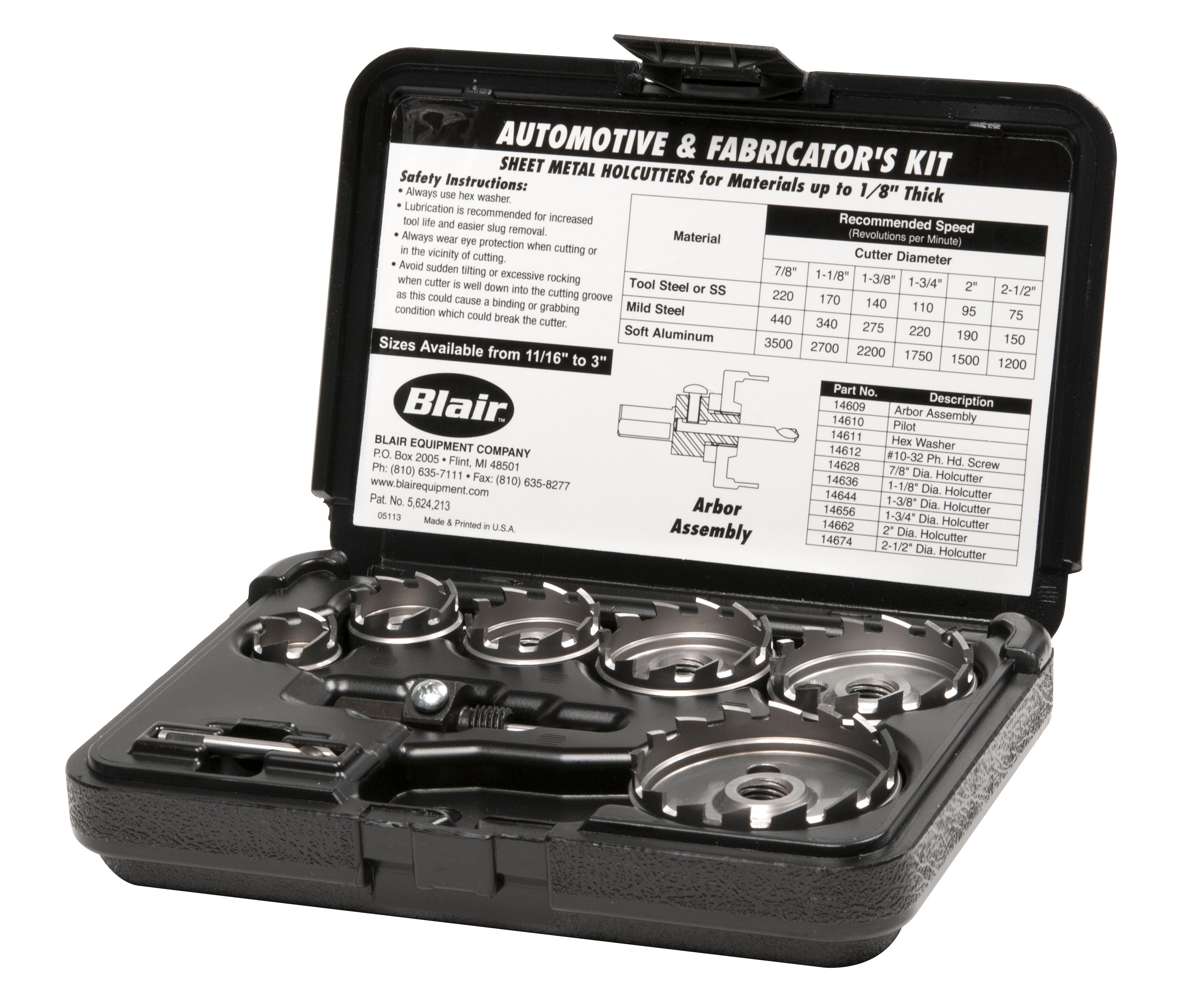 Cutter Kits | Blair Equipment Company